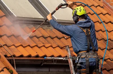 Démoussage et hydrofuge de toiture à Liry